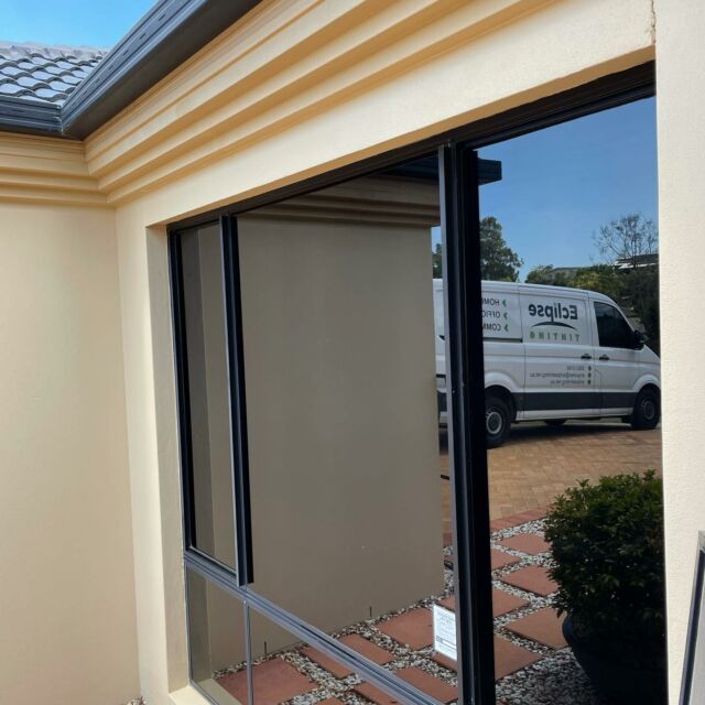 HD15 Medium depth solar control window film installed to the front of this home for added daytime privacy but also 99% UV protection, 86% glare reduction and 70% solar energy reduction coming with a manufacturer backed lifetime warranty #eclipsetintingbrisbane #hometintingbrisbane #windowtintingbrisbane #homewindowtintingbrisbane #officetintingbrisbane